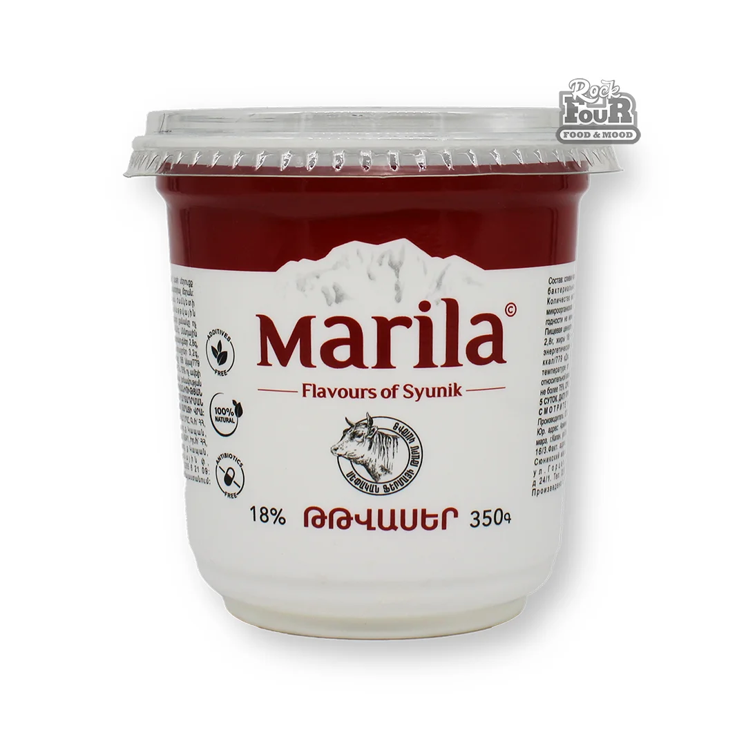 Թթվասեր «Marila» 18% 350գ